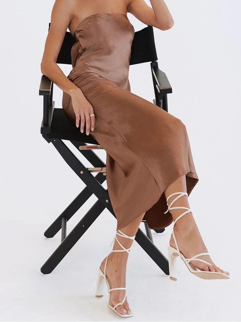 Princess Polly Haley Maxi Dress Brown
